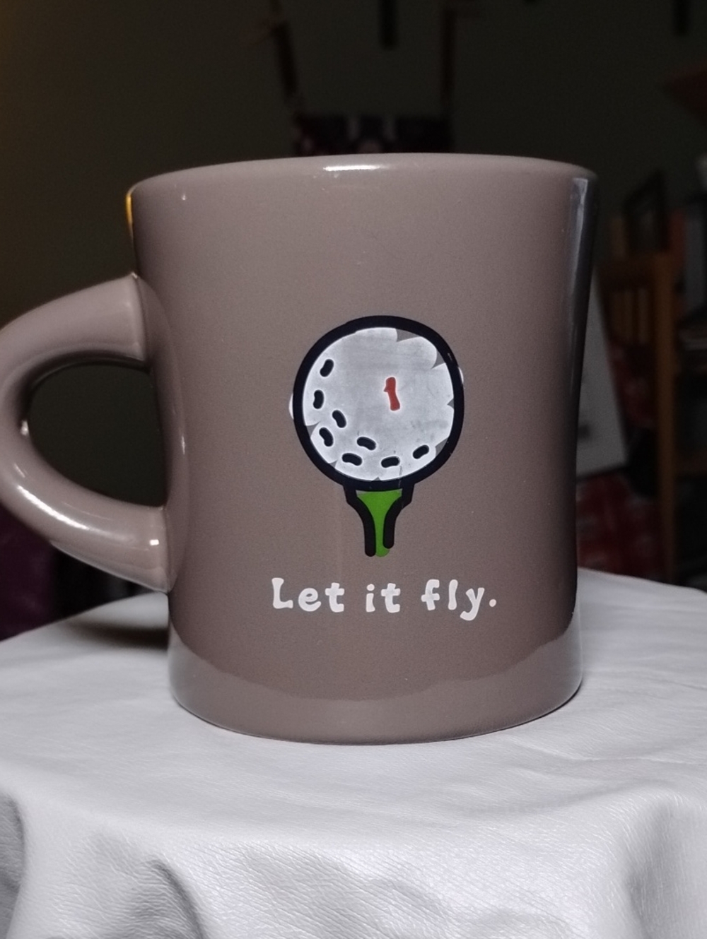 Golf Life Is Good Diner Style Mug